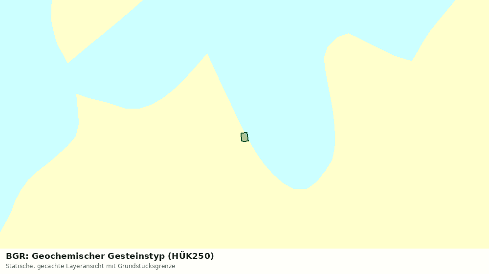 Statische Kartenansicht: BGR: Geochemischer Gesteinstyp (HÜK250)
