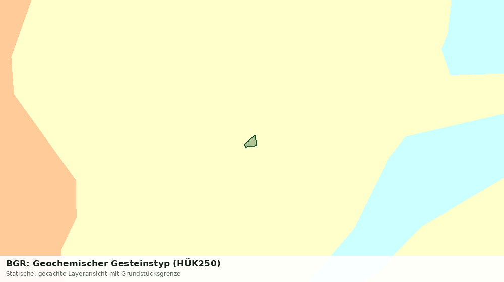 Statische Kartenansicht: BGR: Geochemischer Gesteinstyp (HÜK250)