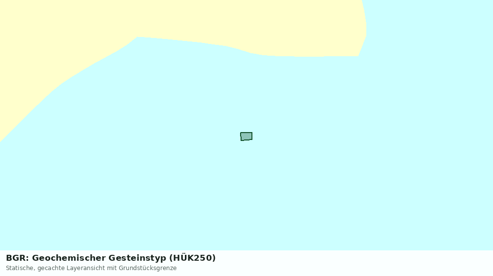 Statische Kartenansicht: BGR: Geochemischer Gesteinstyp (HÜK250)
