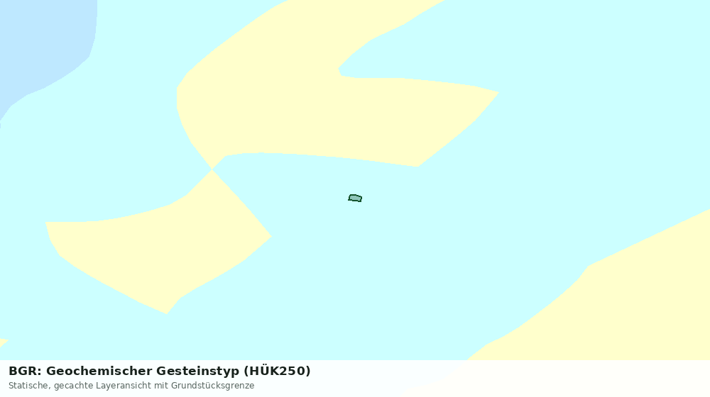 Statische Kartenansicht: BGR: Geochemischer Gesteinstyp (HÜK250)