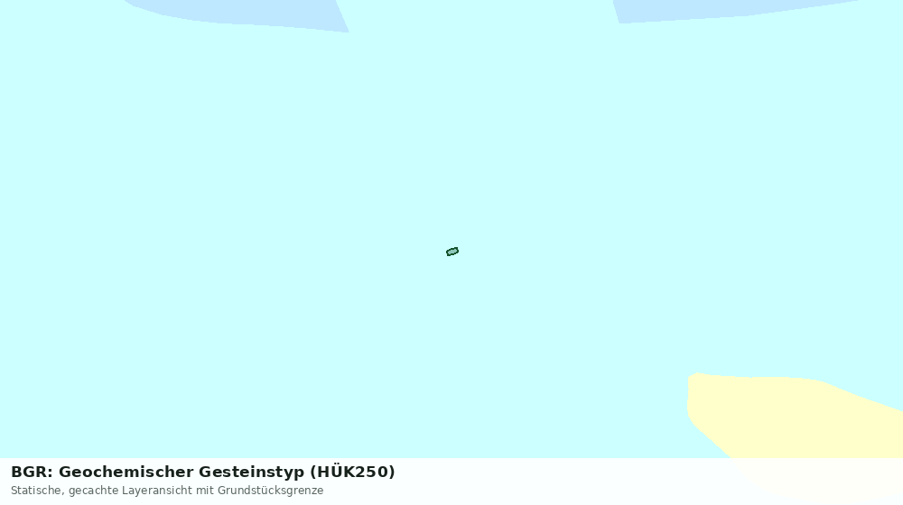 Statische Kartenansicht: BGR: Geochemischer Gesteinstyp (HÜK250)