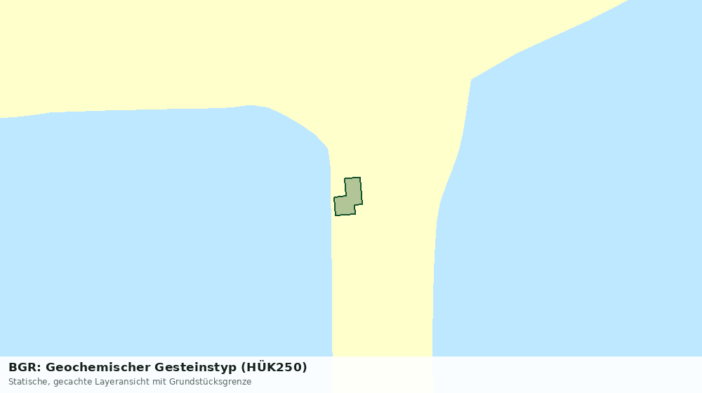 Statische Kartenansicht: BGR: Geochemischer Gesteinstyp (HÜK250)