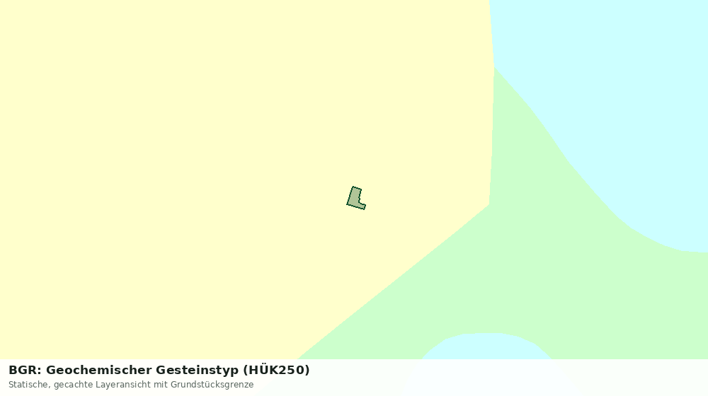 Statische Kartenansicht: BGR: Geochemischer Gesteinstyp (HÜK250)