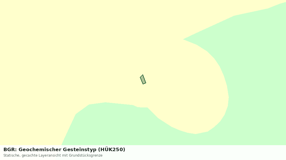 Statische Kartenansicht: BGR: Geochemischer Gesteinstyp (HÜK250)