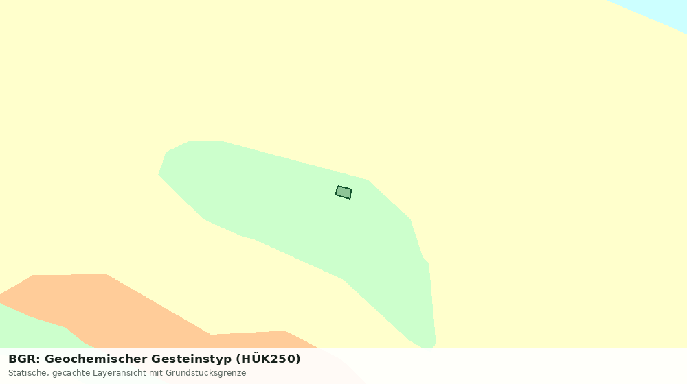 Statische Kartenansicht: BGR: Geochemischer Gesteinstyp (HÜK250)
