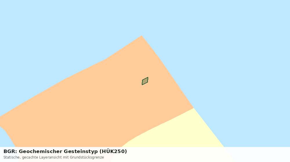Statische Kartenansicht: BGR: Geochemischer Gesteinstyp (HÜK250)
