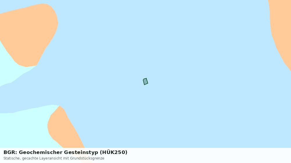 Statische Kartenansicht: BGR: Geochemischer Gesteinstyp (HÜK250)