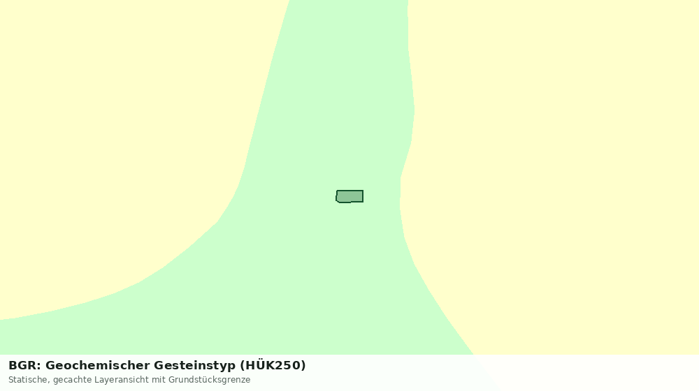 Statische Kartenansicht: BGR: Geochemischer Gesteinstyp (HÜK250)