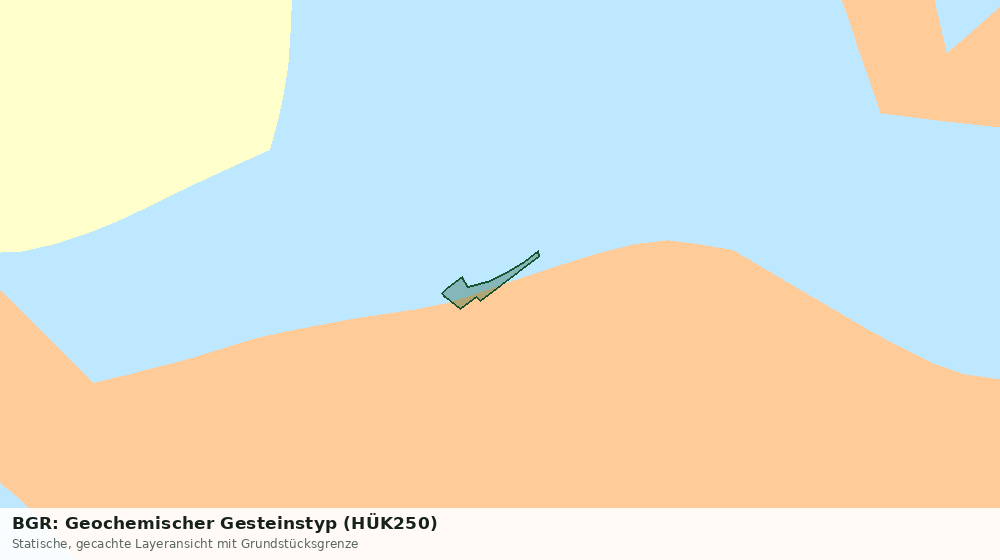 Statische Kartenansicht: BGR: Geochemischer Gesteinstyp (HÜK250)