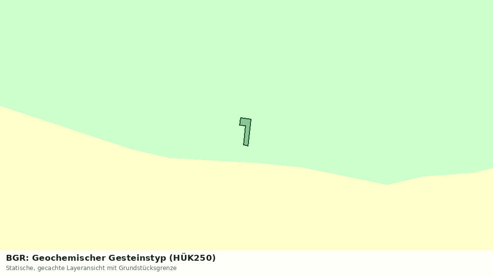 Statische Kartenansicht: BGR: Geochemischer Gesteinstyp (HÜK250)
