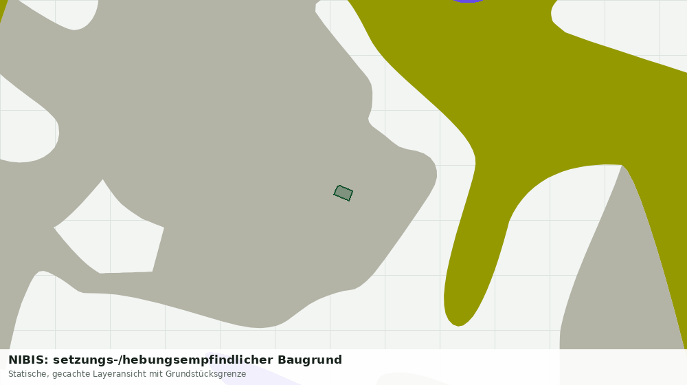 Statische Kartenansicht: NIBIS: setzungs-/hebungsempfindlicher Baugrund