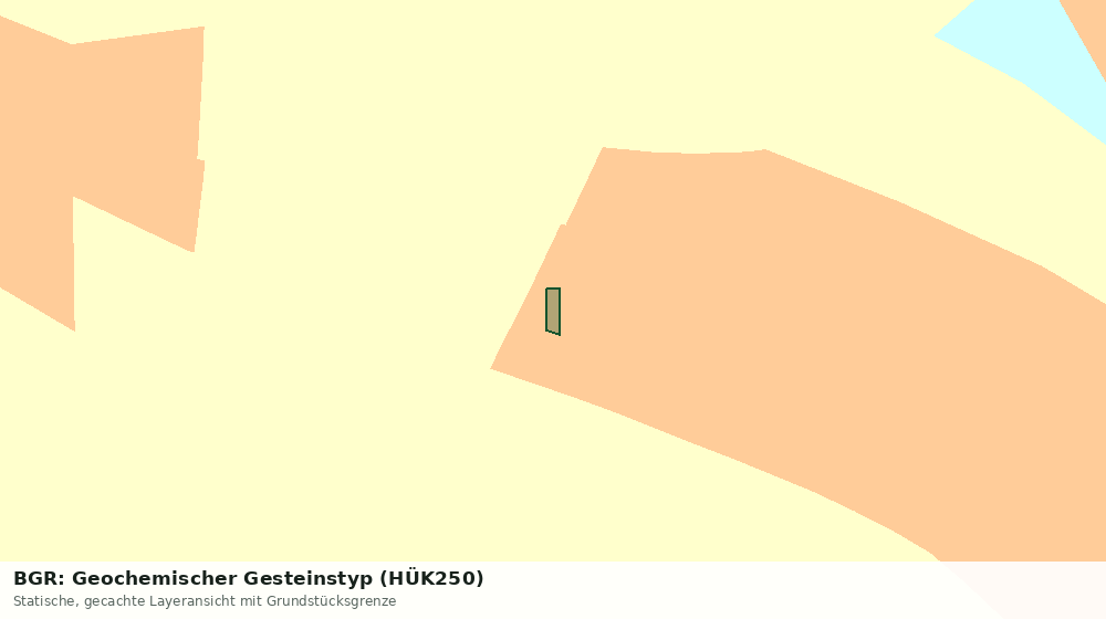 Statische Kartenansicht: BGR: Geochemischer Gesteinstyp (HÜK250)