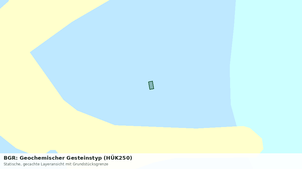 Statische Kartenansicht: BGR: Geochemischer Gesteinstyp (HÜK250)