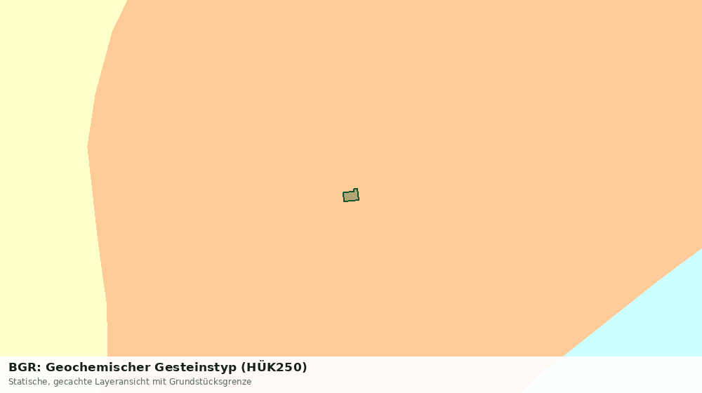 Statische Kartenansicht: BGR: Geochemischer Gesteinstyp (HÜK250)