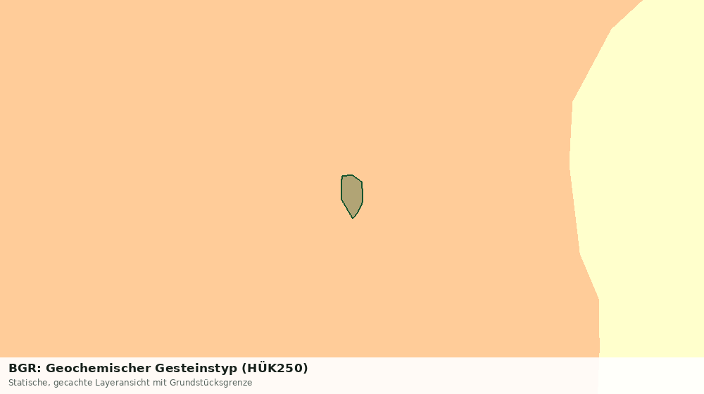 Statische Kartenansicht: BGR: Geochemischer Gesteinstyp (HÜK250)