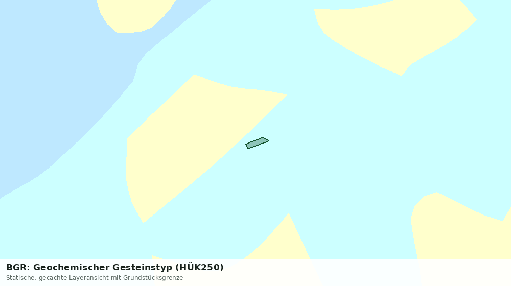 Statische Kartenansicht: BGR: Geochemischer Gesteinstyp (HÜK250)