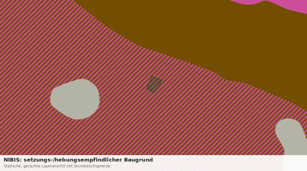 Statische Kartenansicht: NIBIS: setzungs-/hebungsempfindlicher Baugrund
