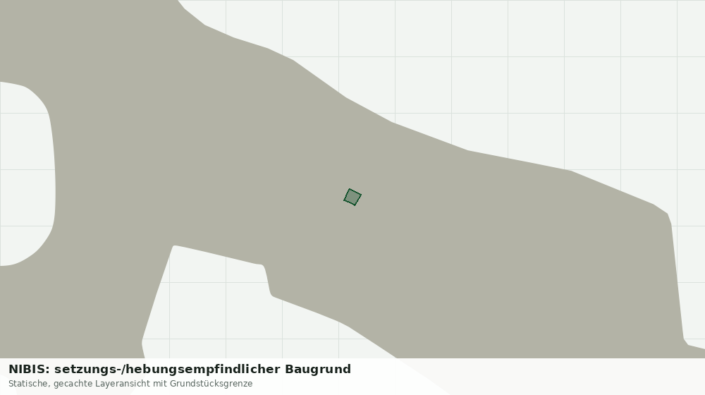 Statische Kartenansicht: NIBIS: setzungs-/hebungsempfindlicher Baugrund