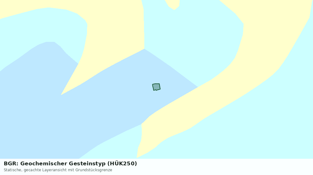 Statische Kartenansicht: BGR: Geochemischer Gesteinstyp (HÜK250)
