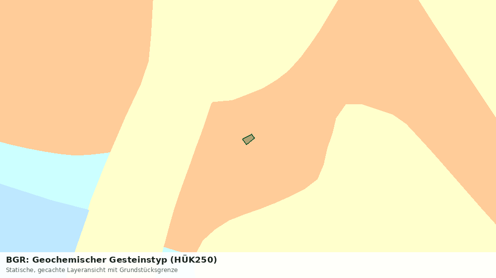 Statische Kartenansicht: BGR: Geochemischer Gesteinstyp (HÜK250)