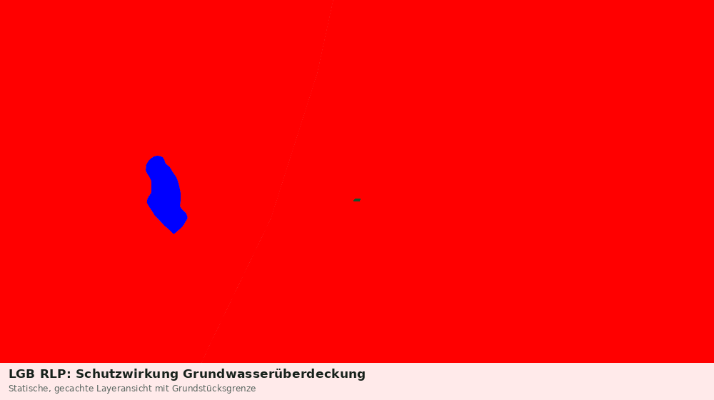 Statische Kartenansicht: LGB RLP: Schutzwirkung Grundwasserüberdeckung