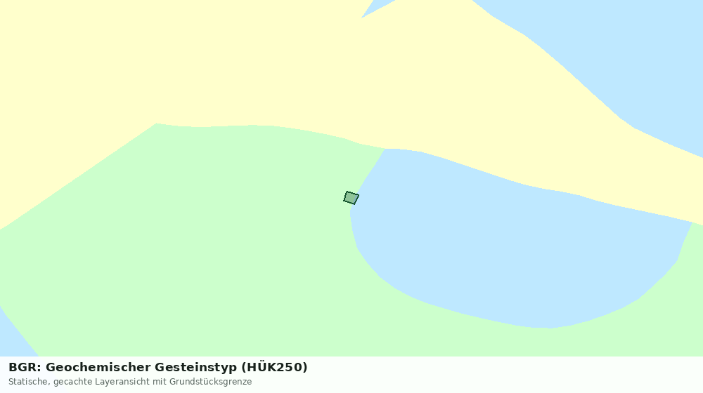 Statische Kartenansicht: BGR: Geochemischer Gesteinstyp (HÜK250)