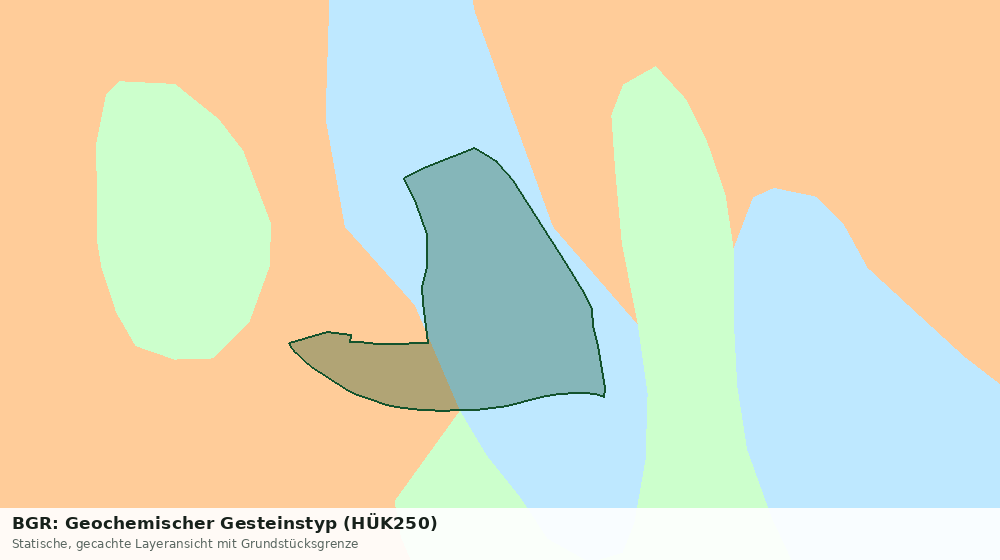 Statische Kartenansicht: BGR: Geochemischer Gesteinstyp (HÜK250)