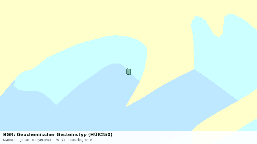 Statische Kartenansicht: BGR: Geochemischer Gesteinstyp (HÜK250)