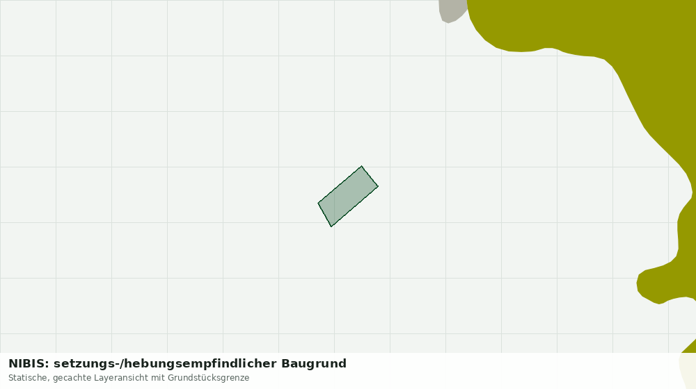 Statische Kartenansicht: NIBIS: setzungs-/hebungsempfindlicher Baugrund