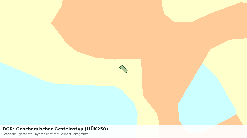 Statische Kartenansicht: BGR: Geochemischer Gesteinstyp (HÜK250)