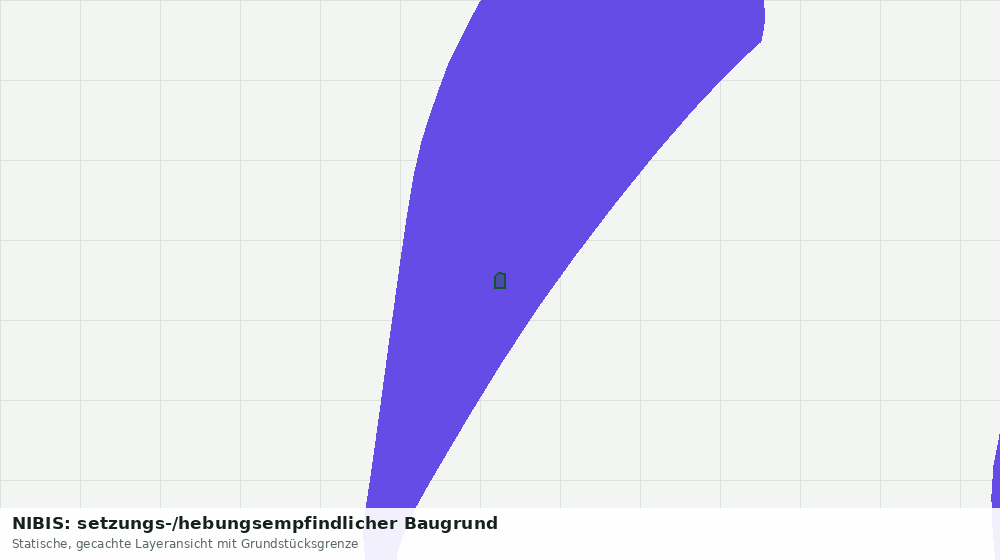 Statische Kartenansicht: NIBIS: setzungs-/hebungsempfindlicher Baugrund