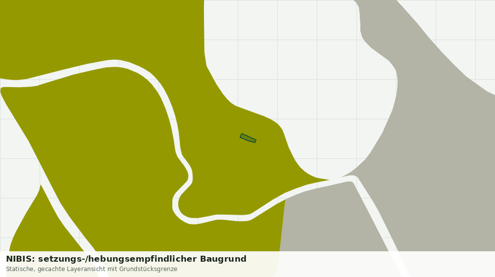 Statische Kartenansicht: NIBIS: setzungs-/hebungsempfindlicher Baugrund