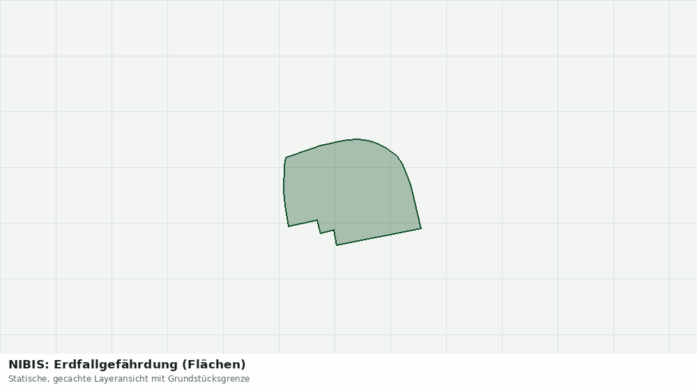 Statische Kartenansicht: NIBIS: Erdfallgefährdung (Flächen)