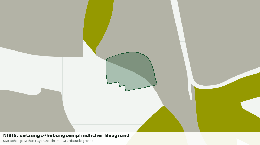 Statische Kartenansicht: NIBIS: setzungs-/hebungsempfindlicher Baugrund