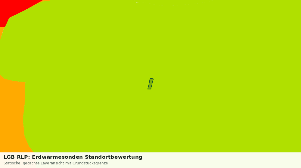 Statische Kartenansicht: LGB RLP: Erdwärmesonden Standortbewertung