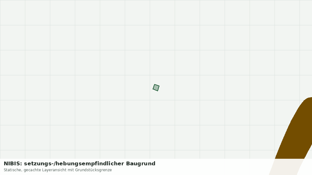 Statische Kartenansicht: NIBIS: setzungs-/hebungsempfindlicher Baugrund