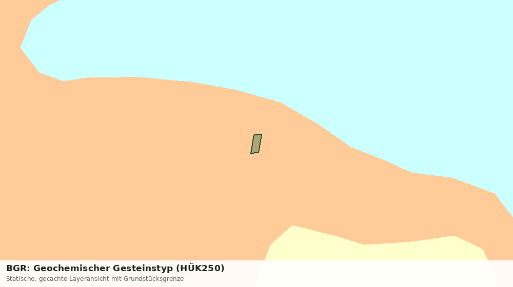 Statische Kartenansicht: BGR: Geochemischer Gesteinstyp (HÜK250)