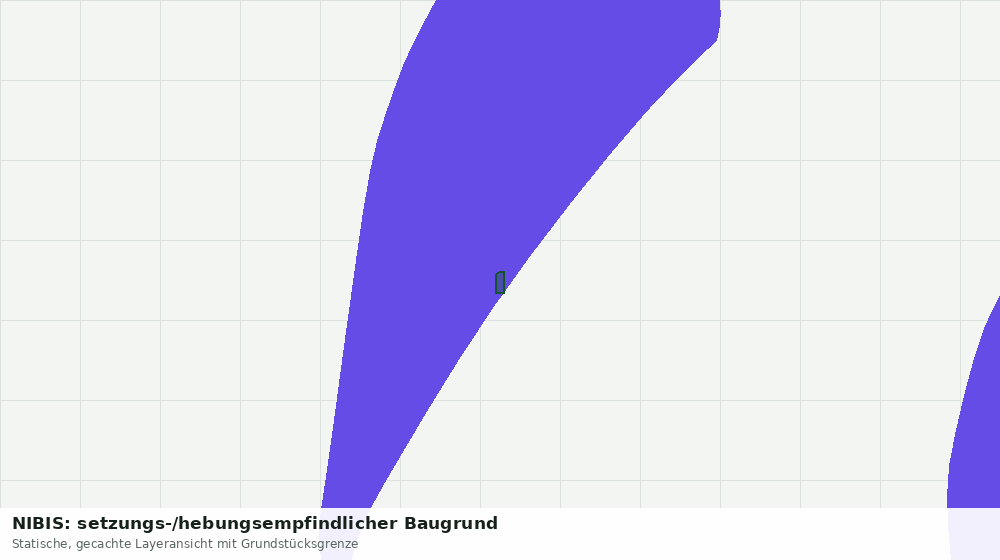 Statische Kartenansicht: NIBIS: setzungs-/hebungsempfindlicher Baugrund