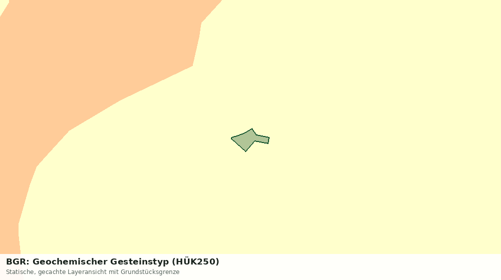 Statische Kartenansicht: BGR: Geochemischer Gesteinstyp (HÜK250)