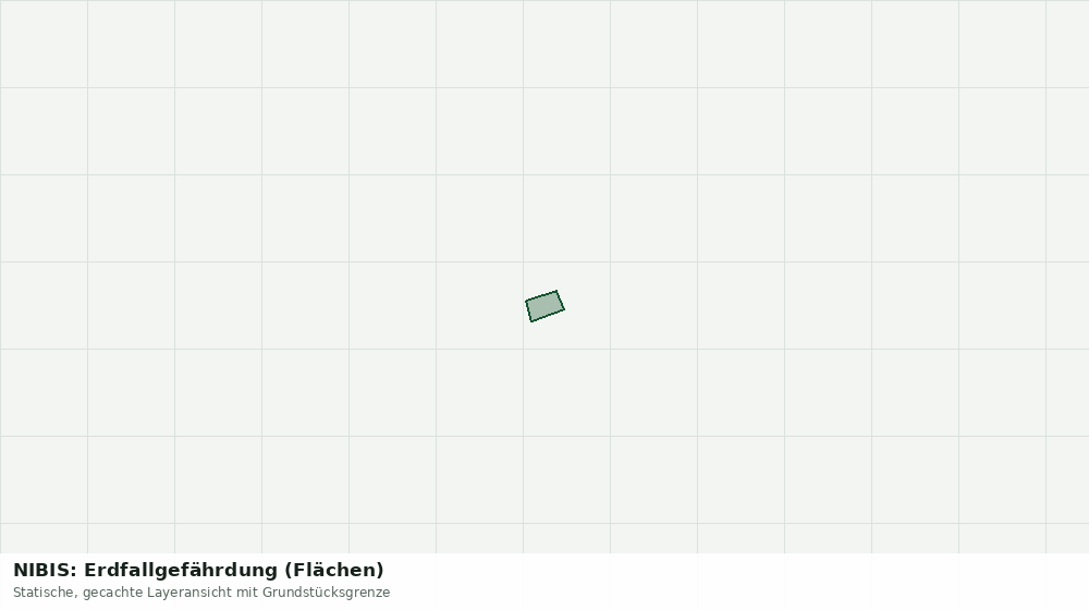 Statische Kartenansicht: NIBIS: Erdfallgefährdung (Flächen)