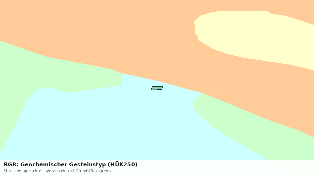 Statische Kartenansicht: BGR: Geochemischer Gesteinstyp (HÜK250)
