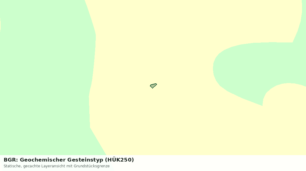 Statische Kartenansicht: BGR: Geochemischer Gesteinstyp (HÜK250)