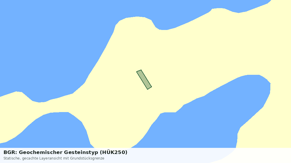 Statische Kartenansicht: BGR: Geochemischer Gesteinstyp (HÜK250)
