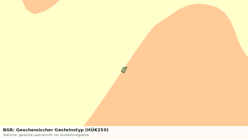 Statische Kartenansicht: BGR: Geochemischer Gesteinstyp (HÜK250)