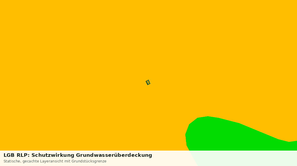 Statische Kartenansicht: LGB RLP: Schutzwirkung Grundwasserüberdeckung