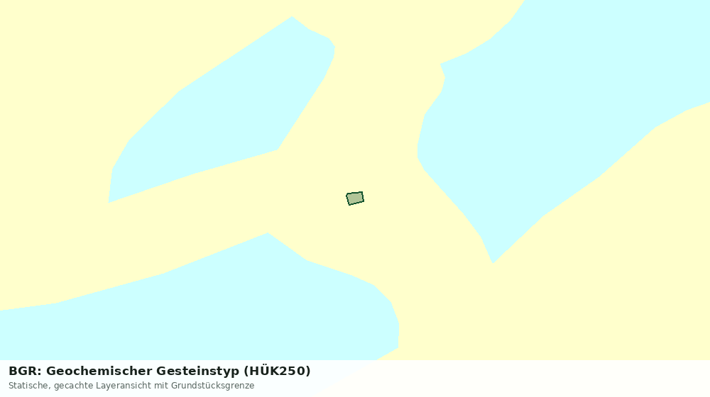 Statische Kartenansicht: BGR: Geochemischer Gesteinstyp (HÜK250)