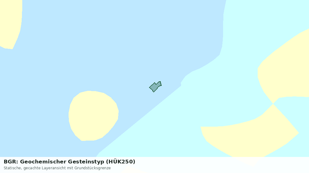 Statische Kartenansicht: BGR: Geochemischer Gesteinstyp (HÜK250)