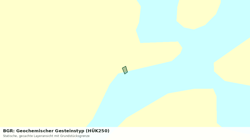 Statische Kartenansicht: BGR: Geochemischer Gesteinstyp (HÜK250)