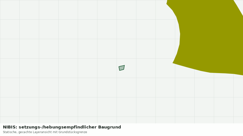 Statische Kartenansicht: NIBIS: setzungs-/hebungsempfindlicher Baugrund