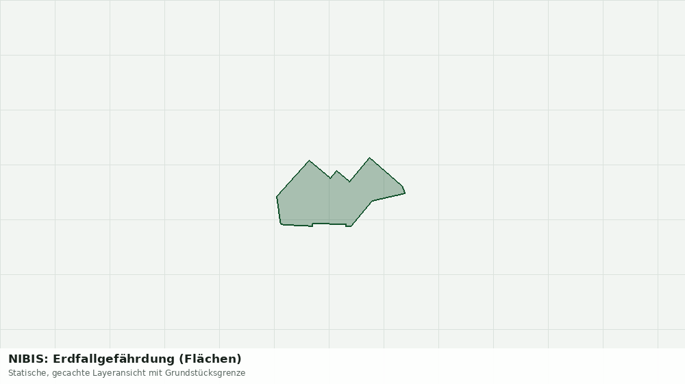 Statische Kartenansicht: NIBIS: Erdfallgefährdung (Flächen)